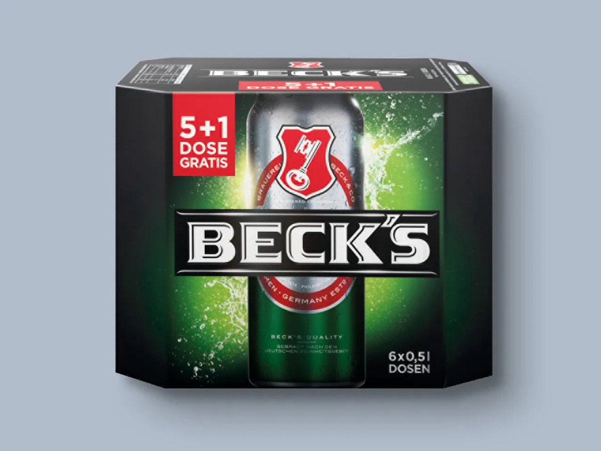 Bild 1 von Beck’s Pils, 
         6x 0,5 l zzgl. 1.50 Pfand