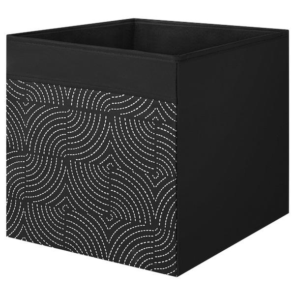 Bild 1 von DRÖNA  Fach, schwarz/weiß 33x38x33 cm