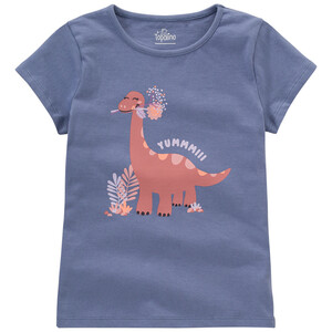 Mädchen T-Shirt mit Dino-Motiv LILA
