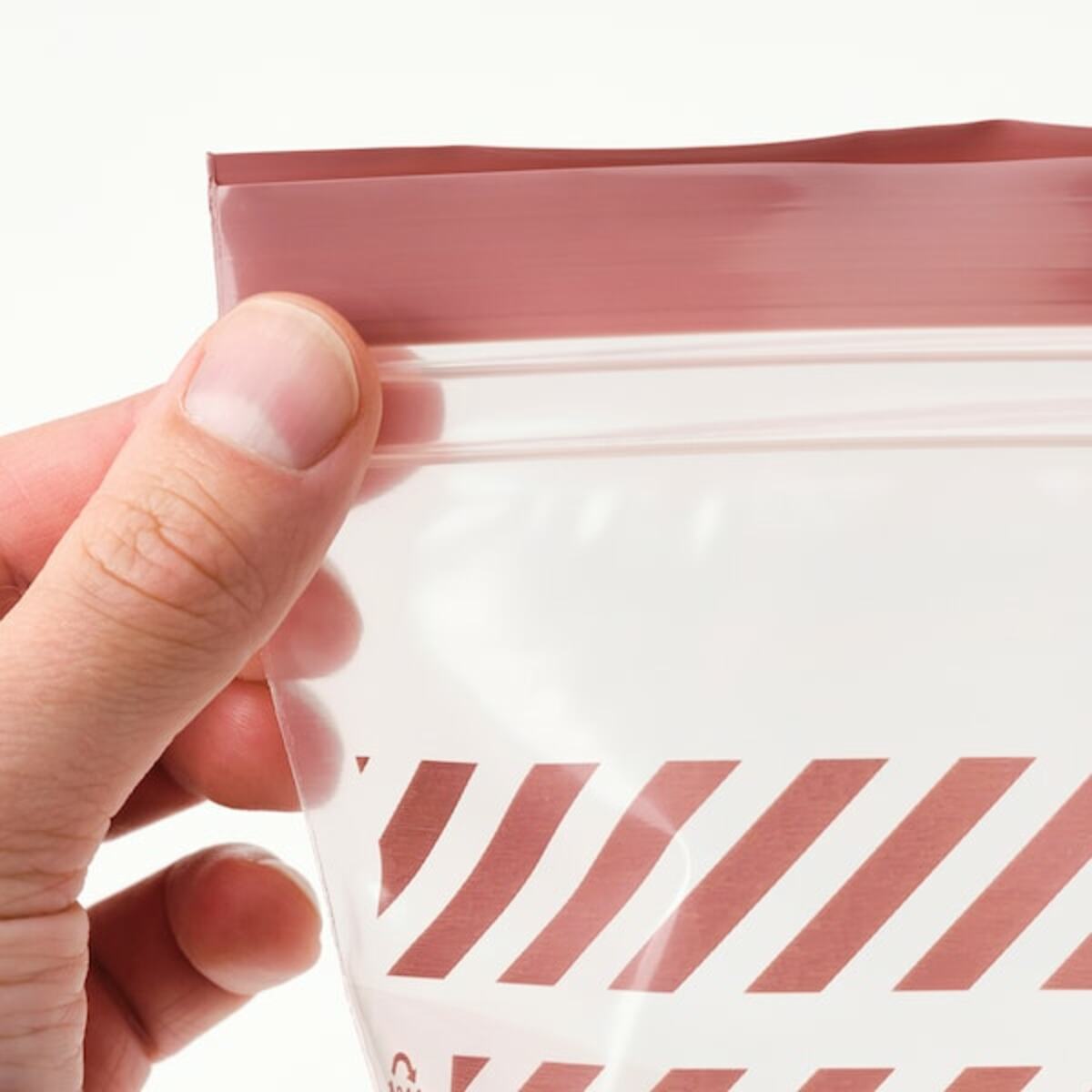 Bild 2 von ISTAD  Beutel, wiederverschließbar, gestreift/rot/braun 0.3 l