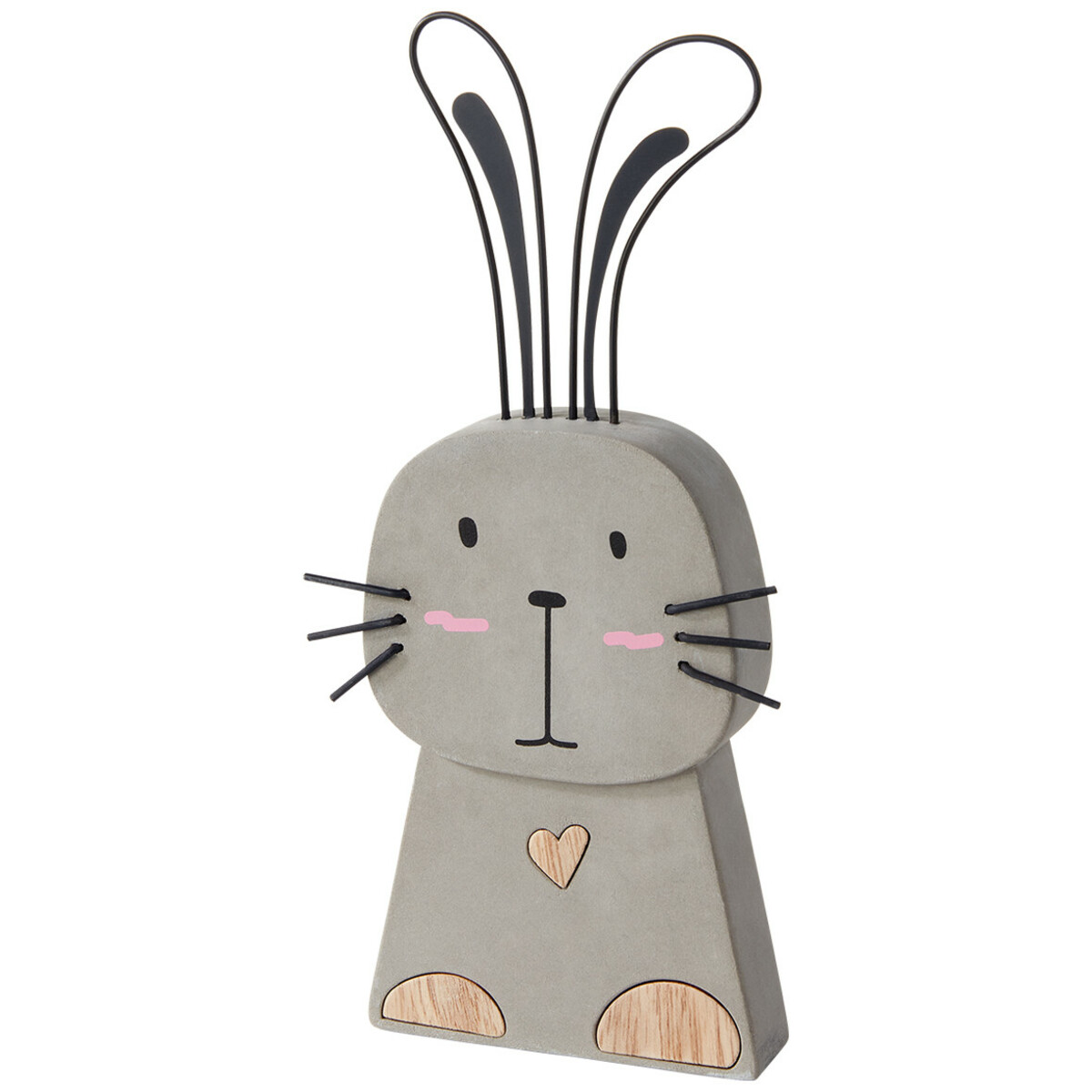Bild 1 von Deko-Figur Hase aus Beton GRAU
