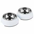 Bild 1 von ZooRoyal Melamin-Napf L 700ml 2er Set weiß 700ml