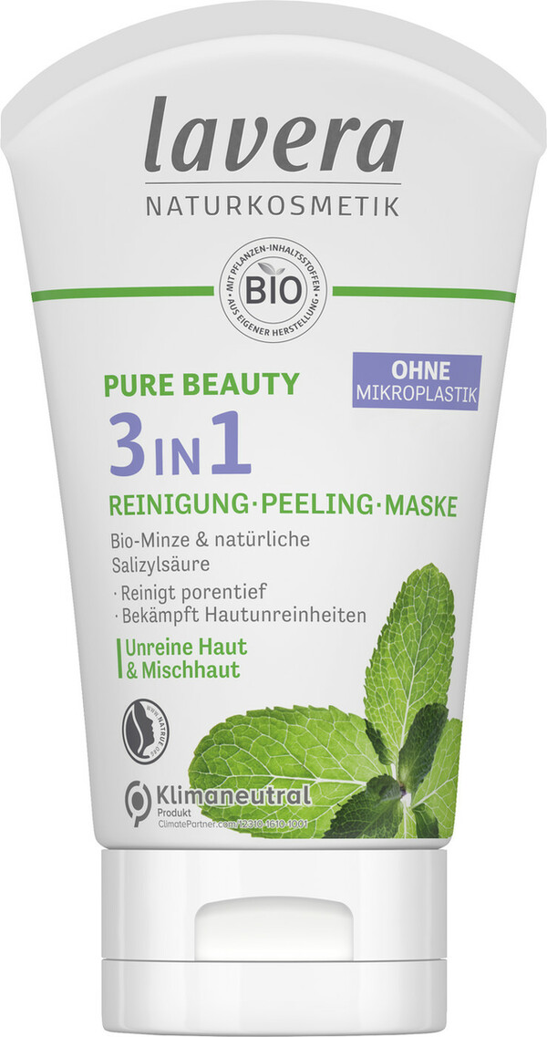 Bild 1 von Lavera Naturkosmetik 3in1 Reinigung-Peeling-Maske 125ML