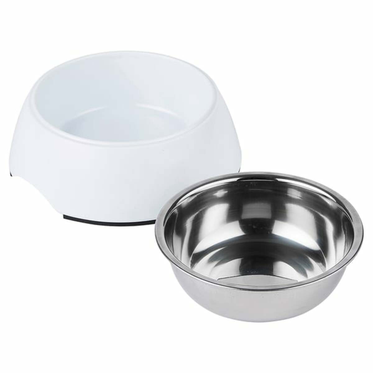 Bild 4 von ZooRoyal Melamin-Napf L 700ml 2er Set weiß 700ml