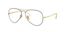 Bild 1 von Ray-Ban AVIATOR 0RX6489 2890 Metall Pilot Schwarz/Schwarz Brille online; Brillengestell; Brillenfassung; Glasses