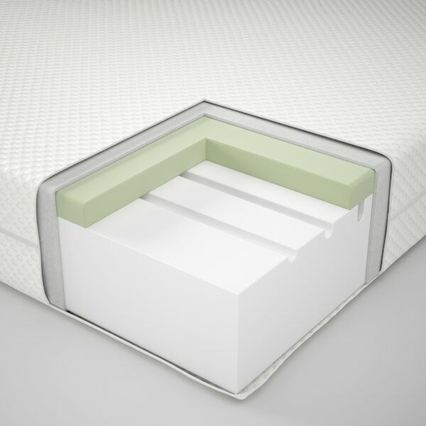 Bild 3 von ÅBYGDA  Schaummatratze, fest/weiß 180x200 cm