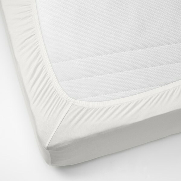 Bild 3 von STRANDLOKA  Spannbettlaken, weiß 180x200 cm