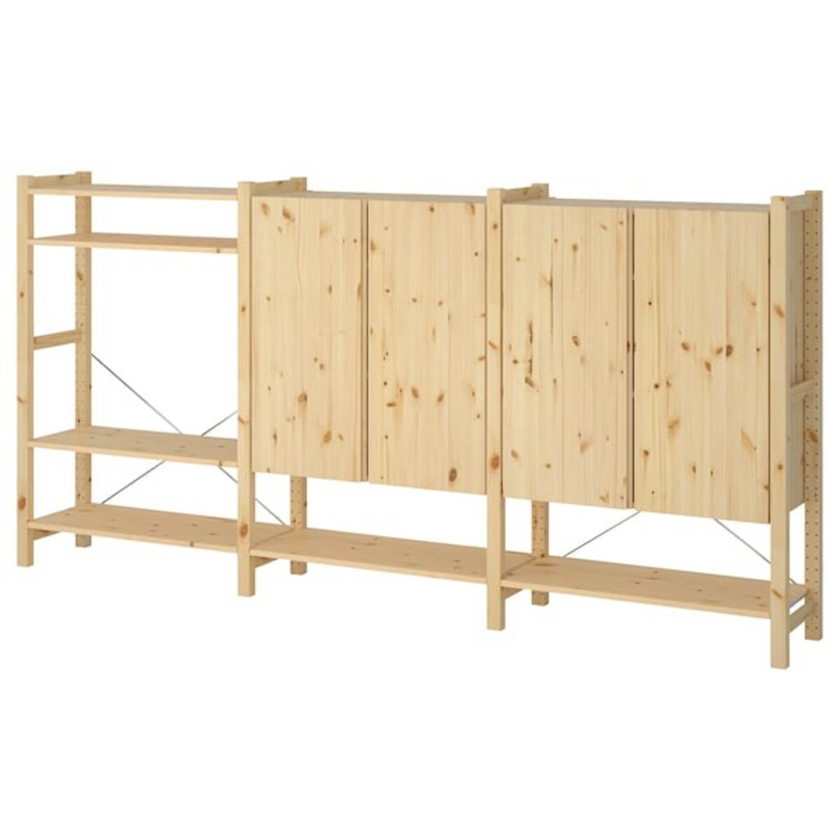 Bild 1 von IVAR  3 Elem/Böden/Schrank, Kiefer 259x30x124 cm