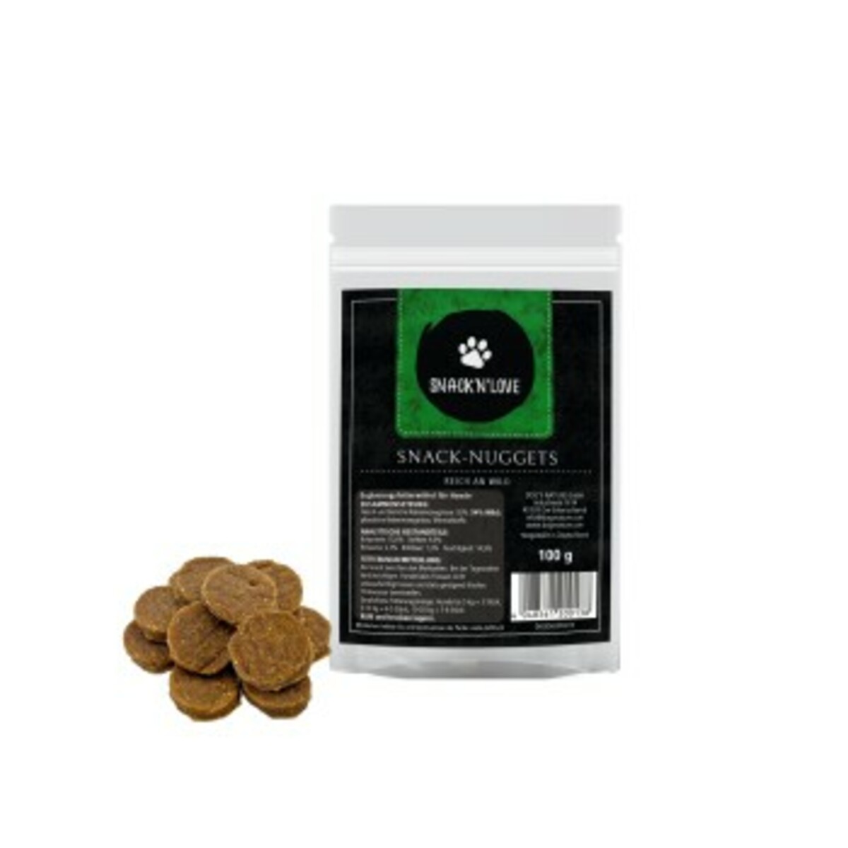 Bild 1 von SNACK'N'LOVE Nuggets 11x100g Wild