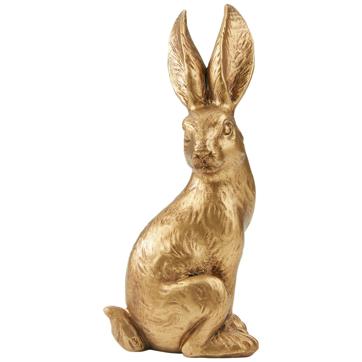 Bild 1 von Kleine Deko-Figur Hase in Gold-Optik GOLD