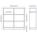 Bild 3 von TONSTAD  Regal, Eichenfurnier 121x37x120 cm