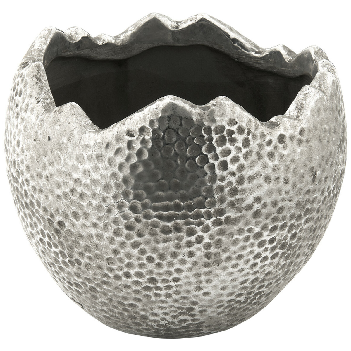 Bild 1 von Blumentopf in Eiform SILBER