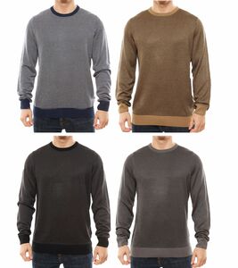 BLEND Londres Herren Rundhals-Sweatshirt Feinstrick-Pullover 20712232 verschiedene Farben