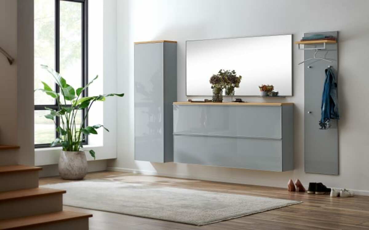 Bild 2 von Voss Möbel - Garderobenpaneel 232 Vortina, grau