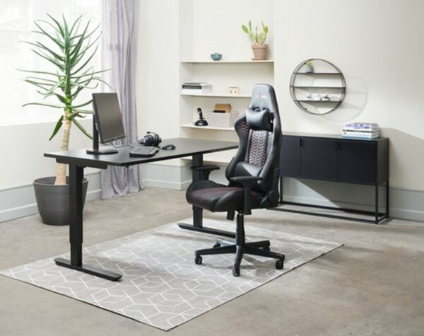 Bild 2 von Gaming-Stuhl NIBE Kunstleder schwarz/rot