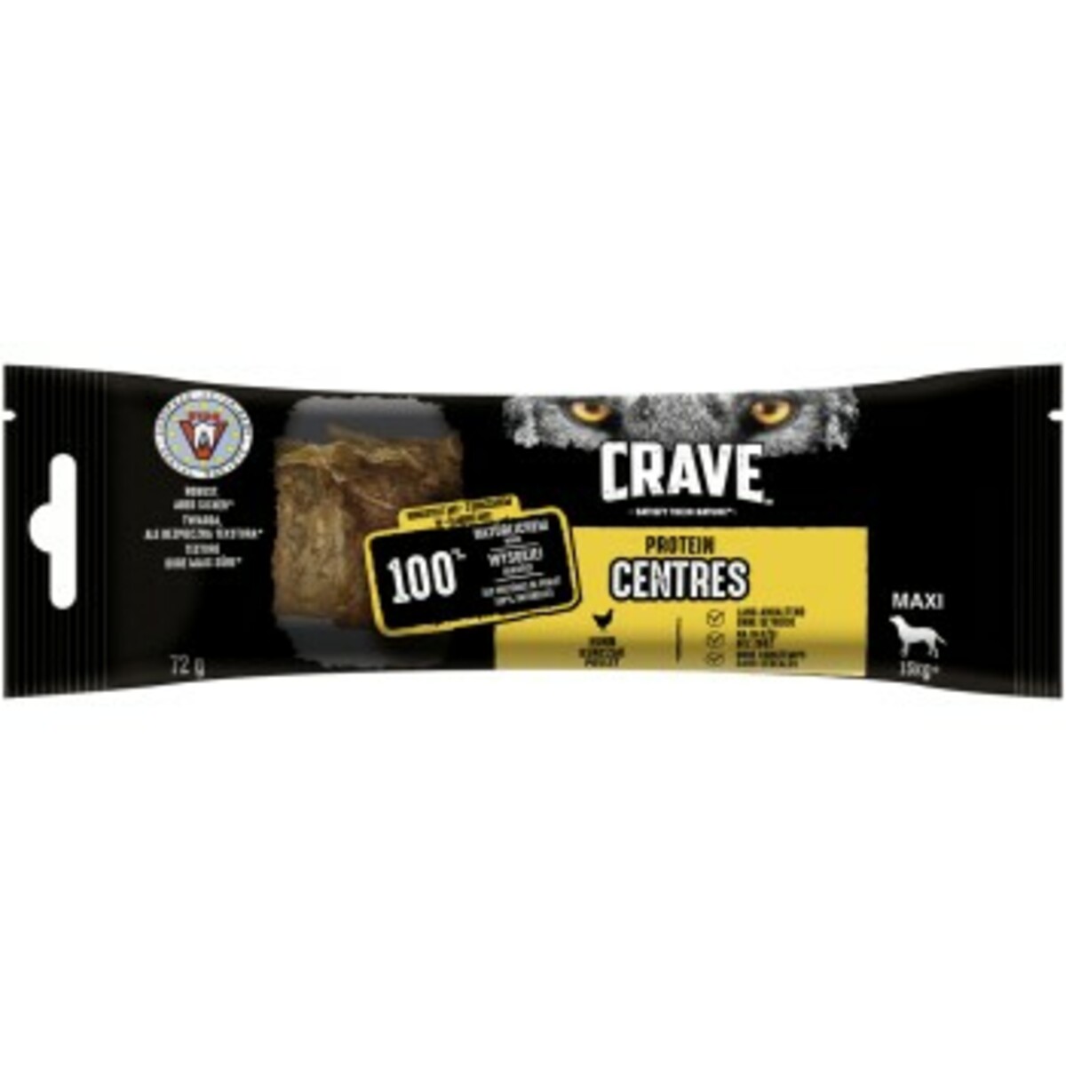 Bild 1 von CRAVE Protein Centres Maxi mit Huhn 15 x 72g