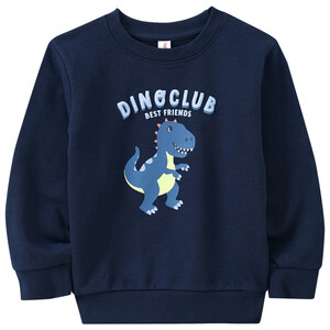 Jungen Sweatshirt mit Dino-Print DUNKELBLAU