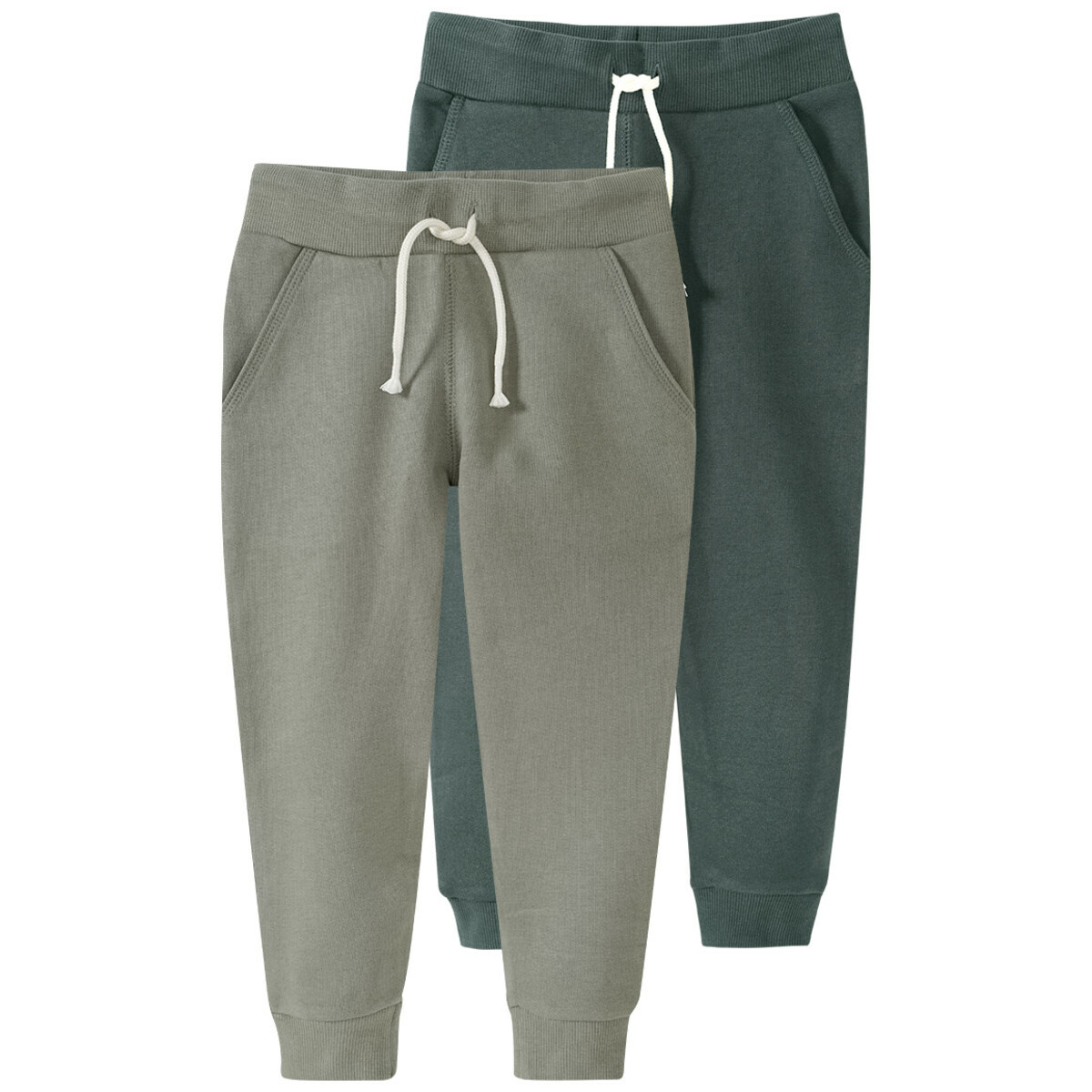 Bild 1 von 2 Kinder Jogginghosen mit Kordelzug DUNKELOLIV / SALBEI