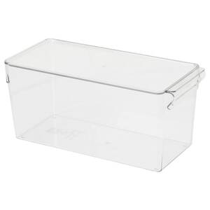 KLIPPKAKTUS  Aufbewahrungsbox für Kühlschrank, transparent 32x14x15 cm