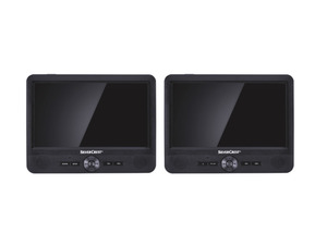 SILVERCREST® Tragbarer DVD-Player »SPDP 18 A1«, mit 2 Bildschirmen