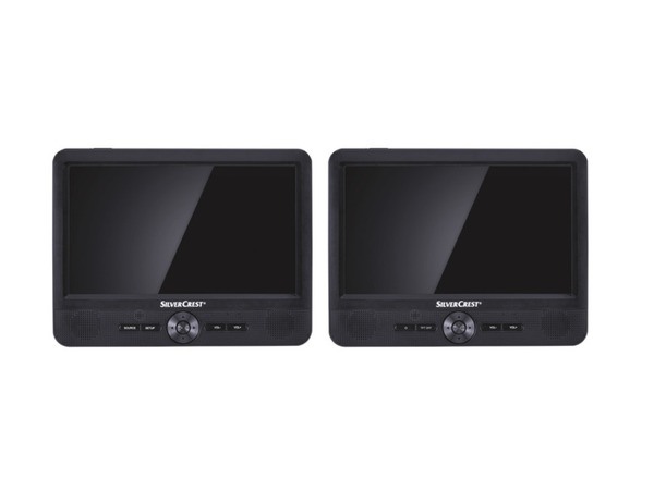 Bild 1 von SILVERCREST® Tragbarer DVD-Player »SPDP 18 A1«, mit 2 Bildschirmen