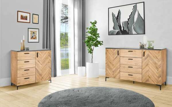 Bild 2 von Vito - Kommode Carissio, Bartex Eiche-Nachbildung