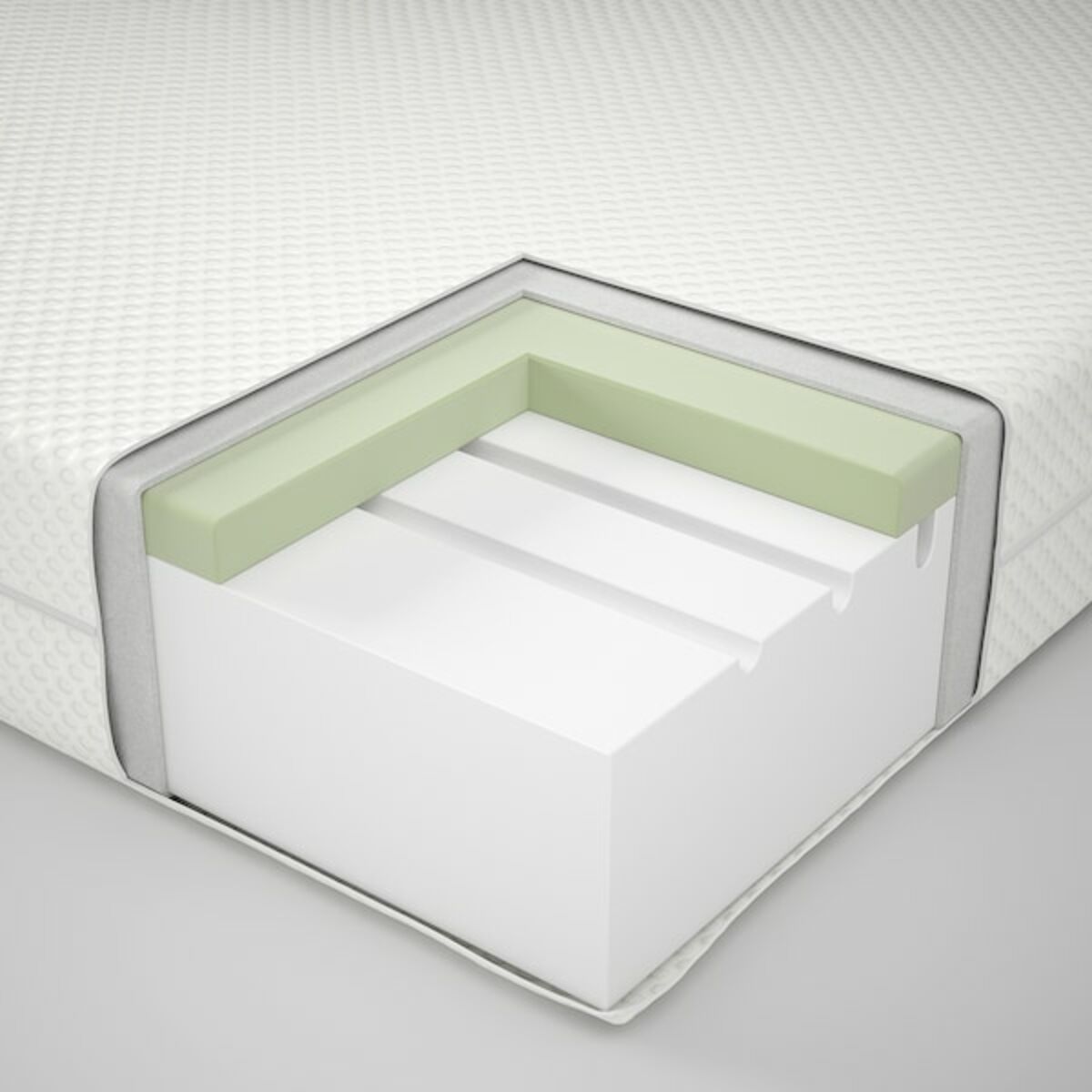 Bild 3 von ÅBYGDA  Schaummatratze, fest/weiß 160x200 cm