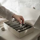 Bild 4 von RÅGODLING  Kasten mit Fächern, naturfarben/beige 30x18x6 cm