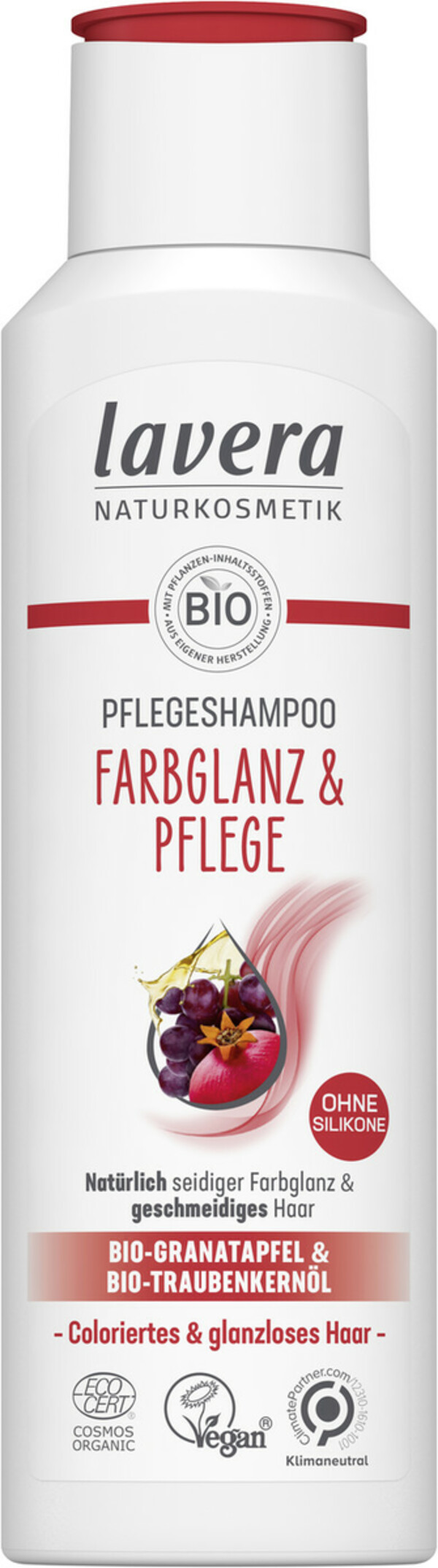 Bild 1 von Lavera Naturkosmetik Pflegeshampoo Farbglanz & Pflege 250ML