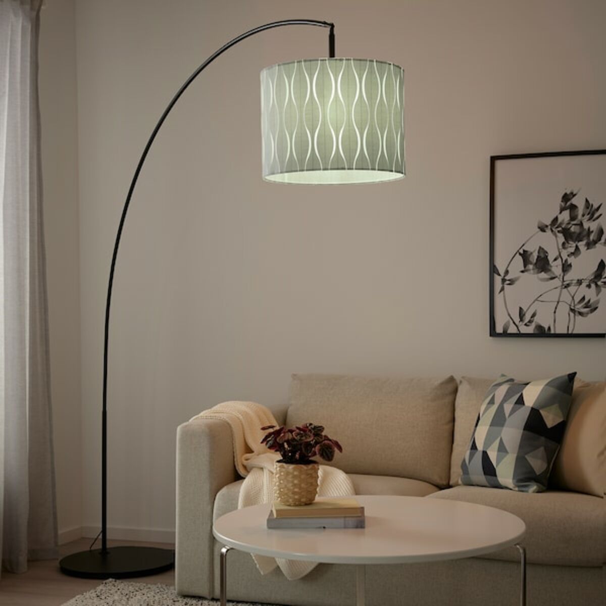 Bild 2 von LÖKNÄS / SKAFTET  Standleuchte, bogenförmig