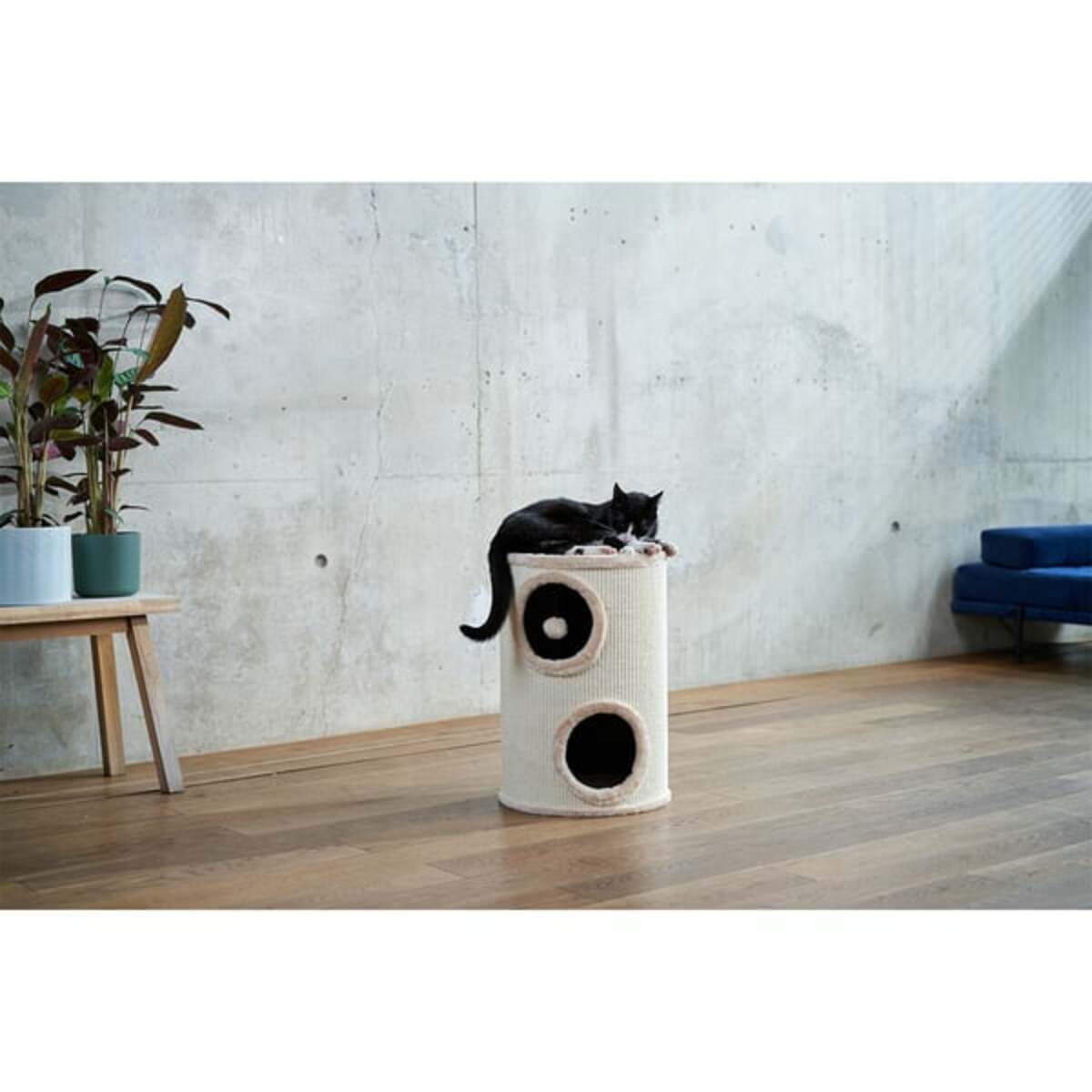 Bild 2 von ZooRoyal Kratztonne Alma 56 cm creme/beige