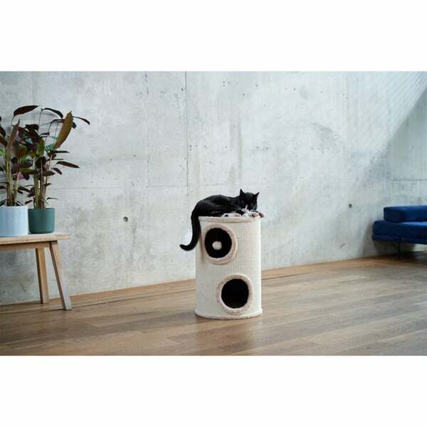 Bild 2 von ZooRoyal Kratztonne Alma 56 cm creme/beige