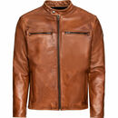 Bild 1 von Spirit Motors Retro-Style Lederjacke 5.0 braun M Herren