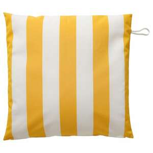 GULLBERGSÖ  Kissenbezug, gelb/weiß gestreift/für draußen drinnen 50x50 cm