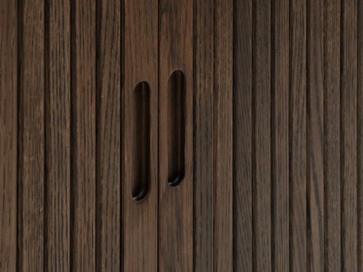 Bild 3 von Anrichte LYNGVIG 160cm 2 Rollladen-Schiebetüren Eiche dunkel