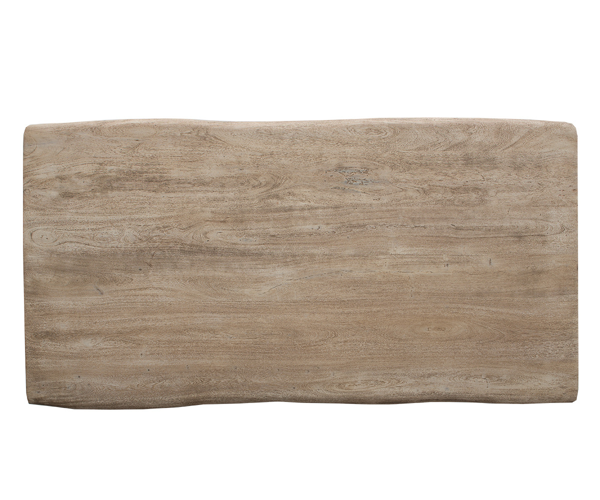 Bild 1 von Esstischplatte Edge 140x90cm XL Akazie Champagner Live-Edge