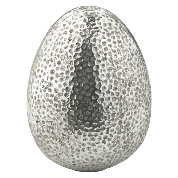 Bild 1 von Mittelgroßes Deko-Ei in Silber-Optik SILBER