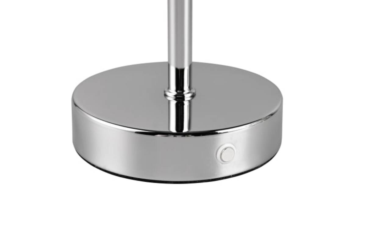 Bild 4 von LED- Akkutischleuchte Jeff, chrom, 30 cm