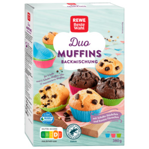 REWE Beste Wahl Duo-Muffins Backmischung 335g