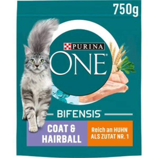 Bild 1 von Purina ONE BIFENSIS Coat & Hairball 750 g