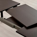 Bild 4 von STRANDTORP / KLINTEN  Tisch und 4 Stühle, braun/Kilanda dunkelgrau 150/205/260x95 cm