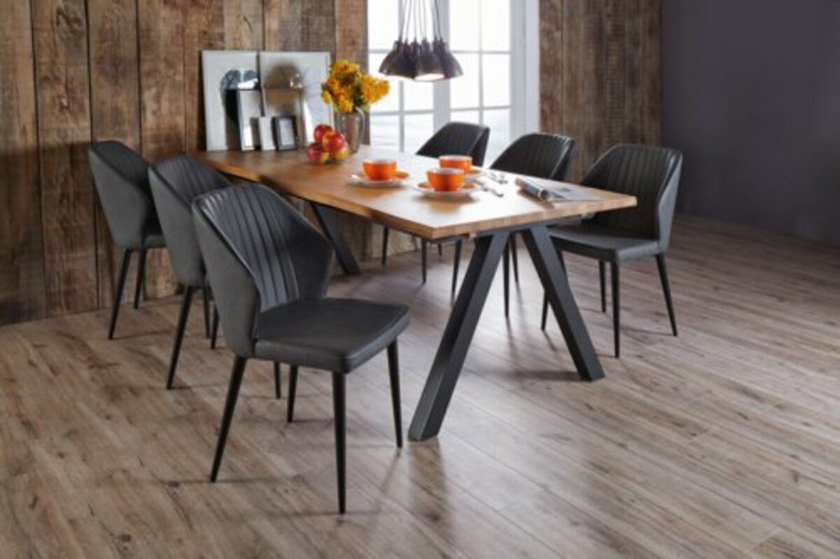 Bild 4 von Esszimmerstuhl LUNDERSKOV Kunstleder schwarz