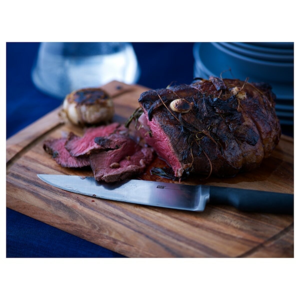 Bild 2 von VÖRDA  Kochmesser, schwarz 20 cm