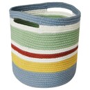 Bild 1 von STRANDSKATA  Beutel, geflochten/bunt 20 cm