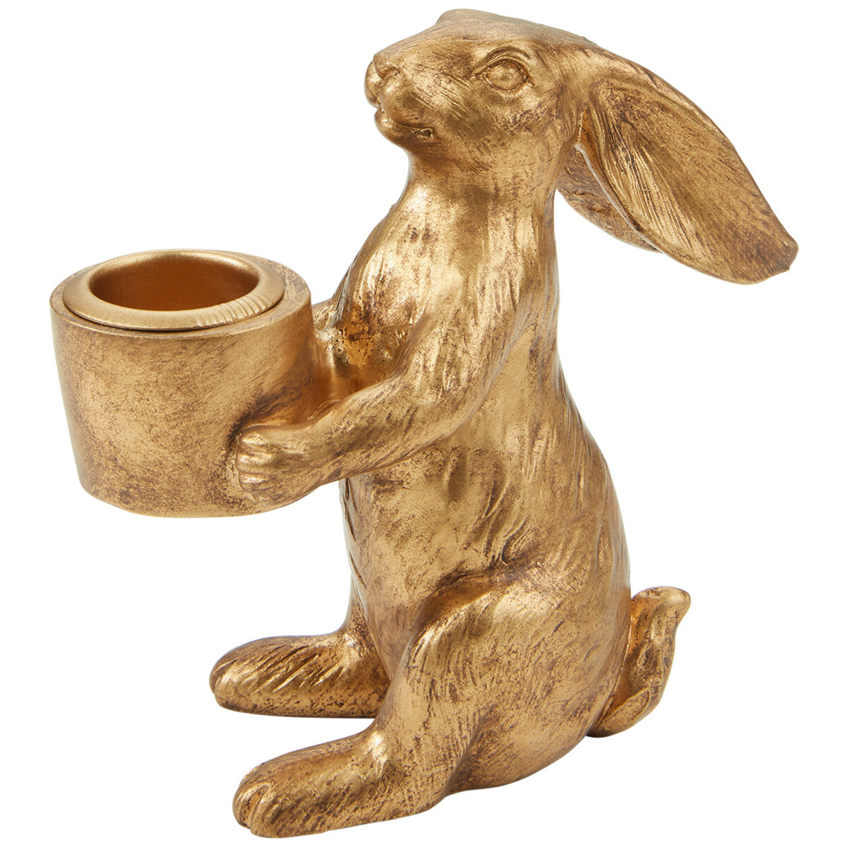 Bild 1 von Kerzenhalter in Hasen-Form GOLD