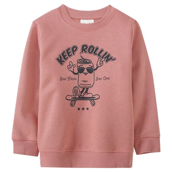 Bild 1 von Jungen Sweatshirt mit großem Print TERRACOTTA