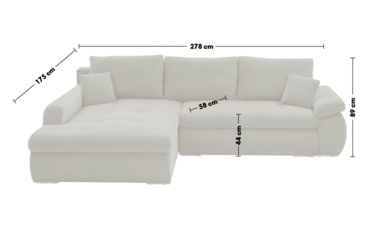 Bild 3 von Iwaniccy - Wohnlandschaft Rebel, grün, inkl. Funktionen