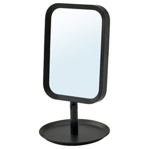 LINDBYN  Tischspiegel, schwarz 14x27 cm