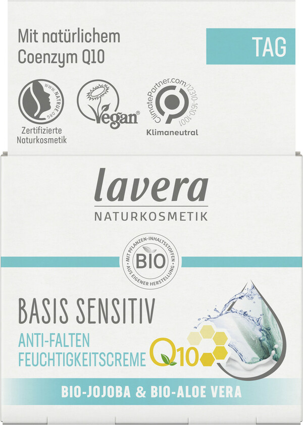 Bild 1 von Lavera Naturkosmetik Basis Sensitiv Anti-Falten Feuchtigkeitscreme Q10 50ML