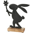 Bild 1 von Deko-Aufsteller in Hasen-Form SCHWARZ